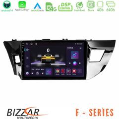 BIZZAR U-F-TY0008 F Series 8Core Android14 4+64GB Toyota Corolla 2014-2016 Navigation Multimedia Tablet 9" Με Carplay & Android Auto