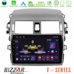 BIZZAR U-F-TY0144 F Series 8Core Android14 4+64GB Toyota Corolla 2008-2010 Navigation Multimedia Tablet 9" Με Carplay & Android Auto