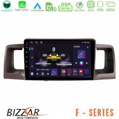 BIZZAR U-F-TY0254 F Series 8Core Android14 4+64GB Toyota Corolla 2002-2006 Navigation Multimedia Tablet 9" Με Carplay & Android Auto