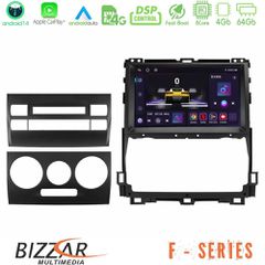 BIZZAR U-F-TY0451 F Series 8Core Android14 4+64GB Toyota Land Cruiser J120 2002-2009 Navigation Multimedia Tablet 9" Με Carplay & Android Auto