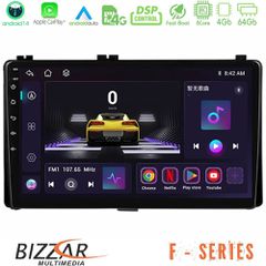 BIZZAR U-F-TY1106 F Series 8Core Android14 4+64GB Toyota Corolla/Auris 2017-2019 Navigat-ion Multimedia Tablet 9" Με Carplay & Android Auto