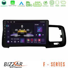 BIZZAR U-F-VL0467 F Series 8Core Android14 4+64GB Volvo S60 2010-2018 Navigation Multimedia Tablet 9" Με Carplay & Android Auto