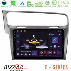 BIZZAR U-F-VW0003AL F Series 8Core Android14 4+64GB VW GOLF 7 Navigation Multimedia Tablet 10" Με Carplay & Android Auto