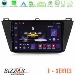 BIZZAR U-F-VW0082 F Series 8Core Android14 4+64GB Vw Tiguan 2016-2022 Navigation Multimedia Tablet 10" Με Carplay & Android Auto