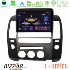 BIZZAR U-F-NS1340 F Series 8Core Android14 4+64GB Nissan Navara D40 2006-2012 (με εργ.οθόνη) Navigation Multimedia Tablet 9" Με Carplay & Android Auto