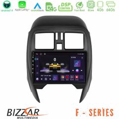 BIZZAR U-F-NS1065 F Series 8Core Android14 4+64GB Nissan Micra 2013-2016 Navigation Multimedia Tablet 9" Με Carplay & Android Auto