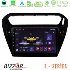 BIZZAR U-F-CT0070BL F Series 8Core Android14 4+64GB Citroen C-Elysee / Peugeot 301 Navigation Multimedia Tablet 9" Με Carplay & Android Auto (Μαύρο))