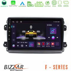 BIZZAR U-F-FT1984 F Series 8Core Android14 4+64GB Citroen/Fiat/Opel Navigation Multimedia Tablet 9" Με Carplay & Android Auto