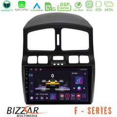 BIZZAR U-F-HY0911 F Series 8Core Android14 4+64GB Hyundai Santa Fe 2000-2006 Navigation Multimedia Tablet 9" Με Carplay & Android Auto