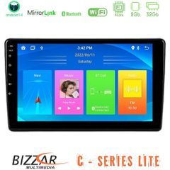 BIZZAR U-C-CT1026 C Series Lite 4Core Android14 2+32GB Peugeot Partner / Citroën Berlingo 2008-2018 Navigation Multimedia Tablet 9"