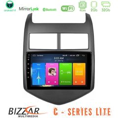 BIZZAR U-C-CV0243 C Series Lite 4Core Android14 2+32GB Chevrolet Aveo 2011-2017 Navigation Multimedia Tablet 9"