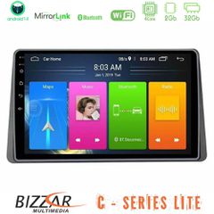 BIZZAR U-C-DC0628 C Series Lite 4Core Android14 2+32GB Dacia Duster 2019- Navigation Multimedia Tablet 10"