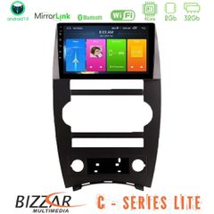 BIZZAR U-C-JP026N C Series Lite 4Core Android14 2+32GB Jeep Commander 2007-2008 Navigation Multimedia Tablet 9"