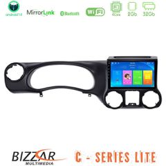 BIZZAR U-C-JP0787 C Series Lite 4Core Android14 2+32GB Jeep Wrangler 2011-2014 Navigation Multimedia Tablet 10"