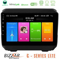 BIZZAR U-C-JP0865 C Series Lite 4Core Android14 2+32GB Jeep Wrangler 2018- Navigation Multimedia Tablet 9"