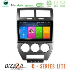 BIZZAR U-C-JP1023 C Series Lite 4Core Android14 2+32GB Jeep Compass/Patriot 2007-2008 Navigation Multimedia Tablet 10"