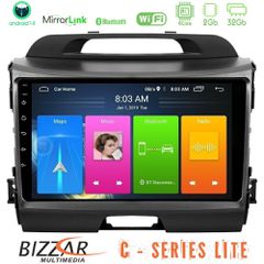 BIZZAR U-C-KI0034 C Series Lite 4Core Android14 2+32GB Kia Sportage Navigation Multimedia Tablet 9"