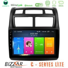 BIZZAR U-C-KI0108 C Series Lite 4Core Android14 2+32GB Kia Sportage 2008-2011 Navigation Multimedia Tablet 9"