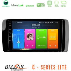 BIZZAR U-C-MB0781 C Series Lite 4Core Android14 2+32GB Mercedes R Class Navigation Multimedia Tablet 9"