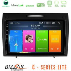 BIZZAR U-C-MB0804 C Series Lite 4Core Android14 2+32GB Mercedes SLK Class Navigation Multimedia Tablet 9"