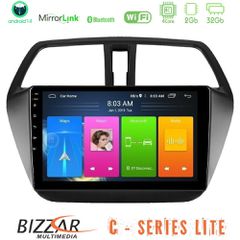BIZZAR U-C-SZ578 C Series Lite 4Core Android14 2+32GB Suzuki SX4 S-Cross Navigation Multimedia Tablet 9"