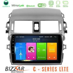 BIZZAR U-C-TY0144 C Series Lite 4Core Android14 2+32GB Toyota Corolla 2008-2010 Navigation Multimedia Tablet 9"