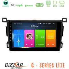 BIZZAR U-C-TY0435 C Series Lite 4Core Android14 2+32GB Toyota RAV4 2013-2018 Navigation Multimedia Tablet 9"
