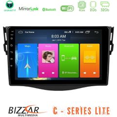 BIZZAR U-C-TY0530 C Series Lite 4Core Android14 2+32GB Toyota RAV4 Navigation Multimedia Tablet 9"