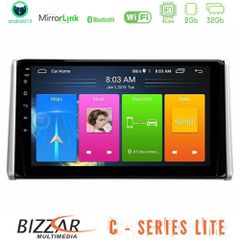 BIZZAR U-C-TY0542 C Series Lite 4Core Android14 2+32GB Toyota RAV4 2019-2023 Navigation Multimedia Tablet 10"