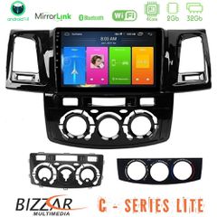 BIZZAR U-C-TY0571 C Series Lite 4Core Android14 2+32GB Toyota Hilux 2007-2016 Navigation Multimedia Tablet 9"
