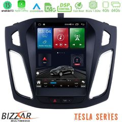 BIZZAR U-TQG-FD8006 Tesla Series 8Core Android13 4+64GB Ford Focus 2012-2018 Navigation Multimedia Tablet 9.7"