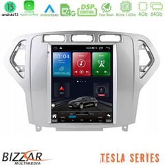 BIZZAR U-TQG-FD8052 Tesla Series 8Core Android13 4+64GB Ford Mondeo 2007-2010 AUTO A/C Navigation Multimedia Tablet 9.7"