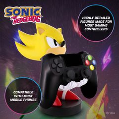SONIC - Super Sonic - Controller & Phone Support - 20cm-thumb-3