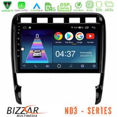 BIZZAR U-ND3-PC0956 ND3 Series 8Core Android15 2+64GB Porsche Cayenne 2003-2010 Navigation Multimedia Tablet 9"