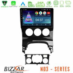 BIZZAR U-ND3-PG0163 ND3 Series 8Core Android15 2+64GB Peugeot 3008 AUTO A/C Navigation Multimedia Tablet 9"