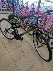 All - Mountain 2026 26" GB ONE ΜΑΥΡΟ/ΠΡΑΣΙΝΟ 18sp + Δώρο κράνος αξίας 32€ !