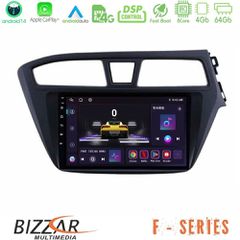 BIZZAR U-F-HY0559 F Series 8Core Android14 4+64GB Hyundai i20 2014-2018 RHD Navigation Multimedia Tablet 9" Με Carplay & Android Auto