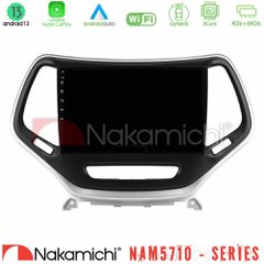 NAKAMICHI U-N84-JP0077S NAM5710 Series 8Core Android13 4+64GB Jeep Cherokee 2014-2019 Navigation Multimedia Tablet 9" (Ασημί Χρώμα)