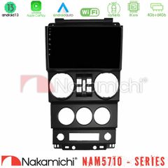 NAKAMICHI U-N84-JP023N NAM5710 Series 8Core Android13 4+64GB Jeep Wrangler 2008-2010 Navigation Multimedia Tablet 9"