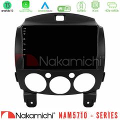 NAKAMICHI U-N84-MZ0667 NAM5710 Series 8Core Android13 4+64GB Mazda 2 2008-2014 Navigation Multimedia Tablet 9"