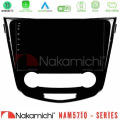 NAKAMICHI U-N84-NS0004M NAM5710 Series 8Core Android13 4+64GB Nissan Qashqai J11 (Manual A/C) Navigation Multimedia Tablet 10"