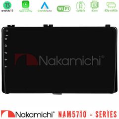 NAKAMICHI U-N84-TY1106 NAM5710 Series 8Core Android13 4+64GB Toyota Corolla/Auris 2017-2019 Navigat-ion Multimedia Tablet 9"