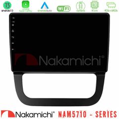 NAKAMICHI U-N84-VW087T NAM5710 Series 8Core Android13 4+64GB VW Jetta Navigation Multimedia Tablet 10"