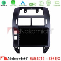 NAKAMICHI U-N84-VW1229 NAM5710 Series 8Core Android13 4+64GB VW Polo 2002-2009 Navigation Multimedia Tablet 9"