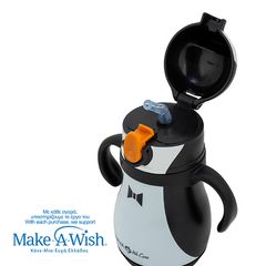 Nava Θερμός Μπουκάλι Ανοξείδωτο We Care Penguin 300ml-thumb-2