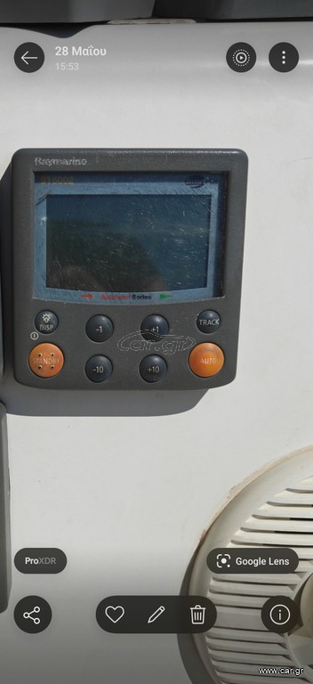 raymarine st6002 autopilot display