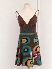 Desigual φόρεμα με ιδιαίτερο γεωμετρικό print (M)