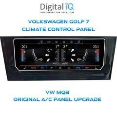 DIGITAL IQ CCP 747_CP (6.9") (MQB) CLIMATE CONTROL PANEL for VW GOLF 7 mod. 2013-2020