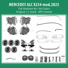DIGITAL IQ DIQ AMBIENT 8173 BJE6 - BENZ GLC (X254) (Digital iQ Ambient Light for Mercedes GLC (X254) mod. 2023> FULLKIT )