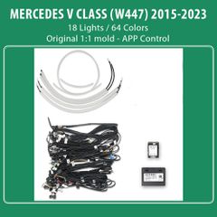 DIGITAL IQ DIQ AMBIENT 8173 DIQ - BENZ V (W447) (Digital iQ Ambient Light for Mercedes V-Class (W447) mod. 2015-2024 with 18 Lights)